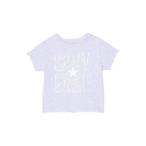 Converse Girls Marble Wordmark Babydoll Top Violet Size 6 Little Kid